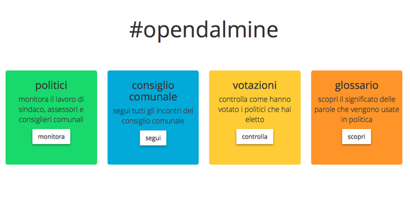 NOVITÀ: qualche settimana fa abbiamo lanciato http://t.co/IYJiEYQms0, dacci un’occhiata ;) #opendalmine http://t.co/x5RZQXgp7h